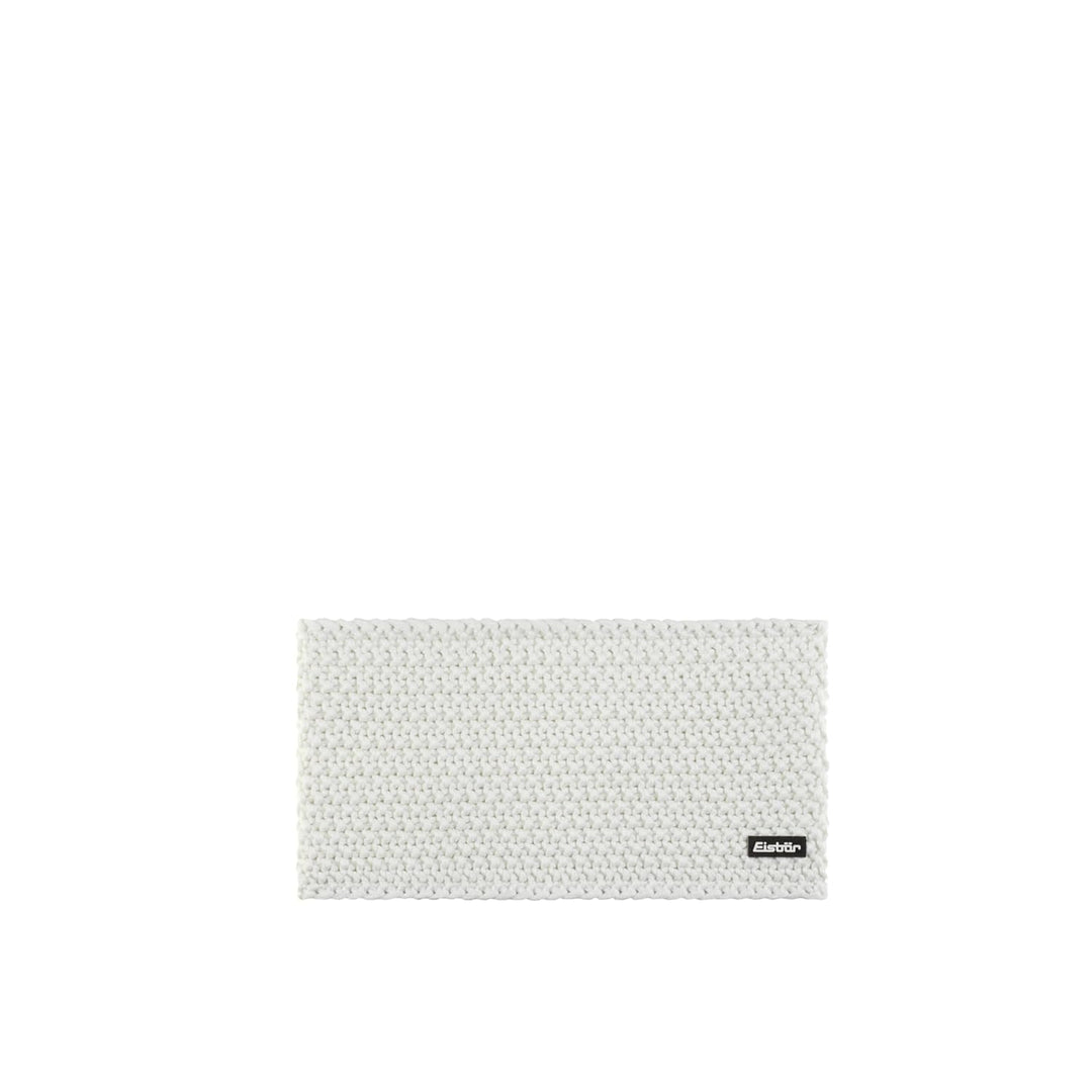 Eisbär Jame Winter Stirnband Strickband Skiband (One Size - weiss)