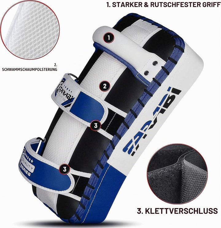 Farabi Sports schlagpolster für Coaching, Training, Kickboxen Curved Kick Pads, schlagpolster Kampfs