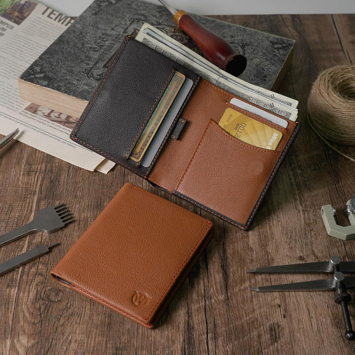 Will Fire® Classic Slim | Geldbörse Herren | Slim Wallet | Airtag Wallet | für bis zu 10 Karten | Ge