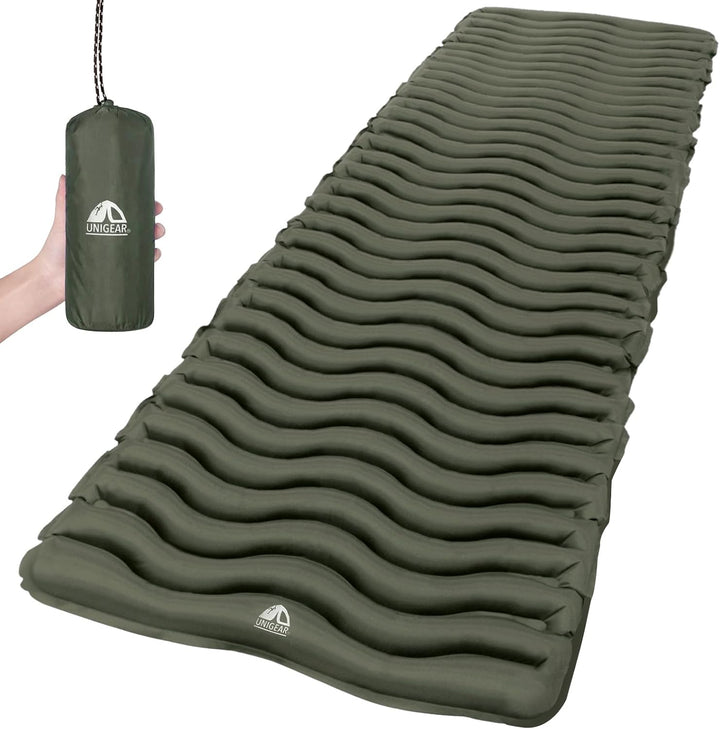 Unigear Camping Isomatte Kleines Packmass, Aufblasbare Luftmatratze Camping, Schlafmatte für Outdoor
