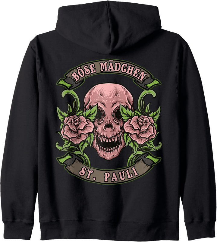 St. Pauli Frau böse mädchen St. Pauli Kapuzenjacke
