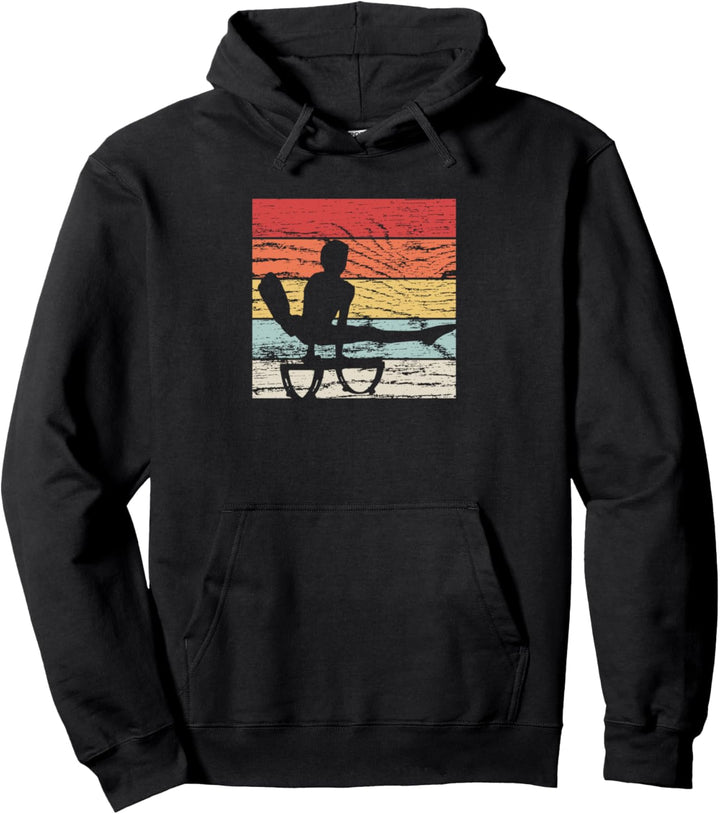 Calisthenics Retro Parallettes Kraftsport Turner Pullover Hoodie
