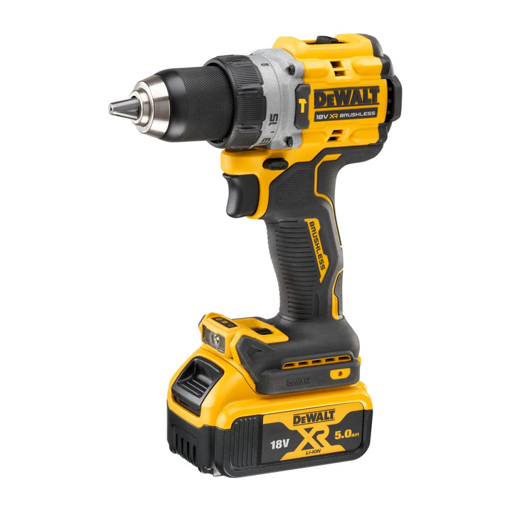 Dewalt 18V Akku-Schlagbohrschrauber DCD805P2T (bürstenloser Motor, 2-Gang-Vollmetallgetriebe, mit LE