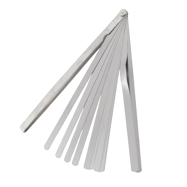 Präzisions Fühlerlehre Set, 300 mm, 17 Klingen aus Edelstahl, 0,02-1,00 mm Metrische Messlehre für S