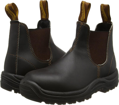BLUNDSTONE 192, Unisex-Erwachsene Sicherheitsstiefell 43.5 EU Braun Stout Brown Stout Brown, 43.5 EU