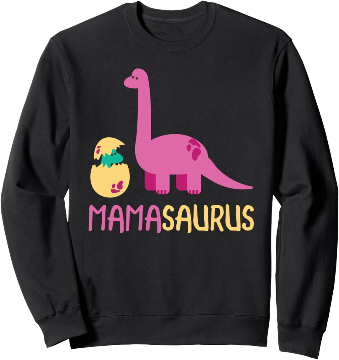 Mamasaurus Dino Gift - Cute Dinosaur Mother's Day Sweatshirt