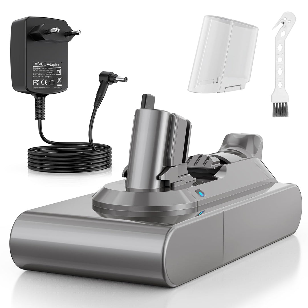 Klickstil SV15 Akku mit Ladegerät für Dyson V11, 3900mAh ASUNCELL Ersatzakku für V11 Torque Drive Ou
