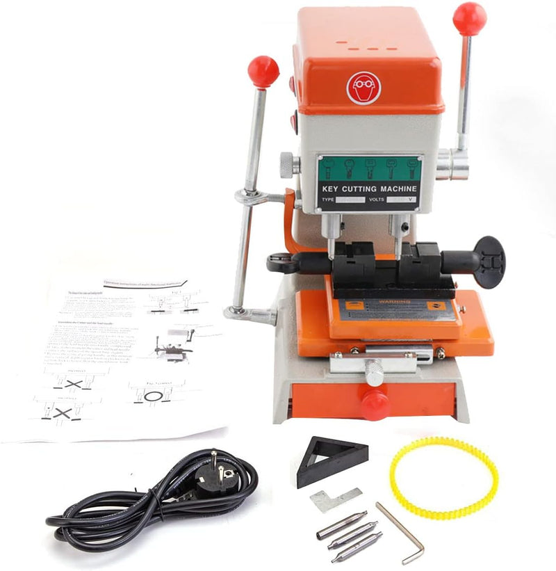 CDZHLTG Schlüsselkopiermaschine, 120W Professionelle Universal Schlüsselfräsmaschine Säulenbohrmasch