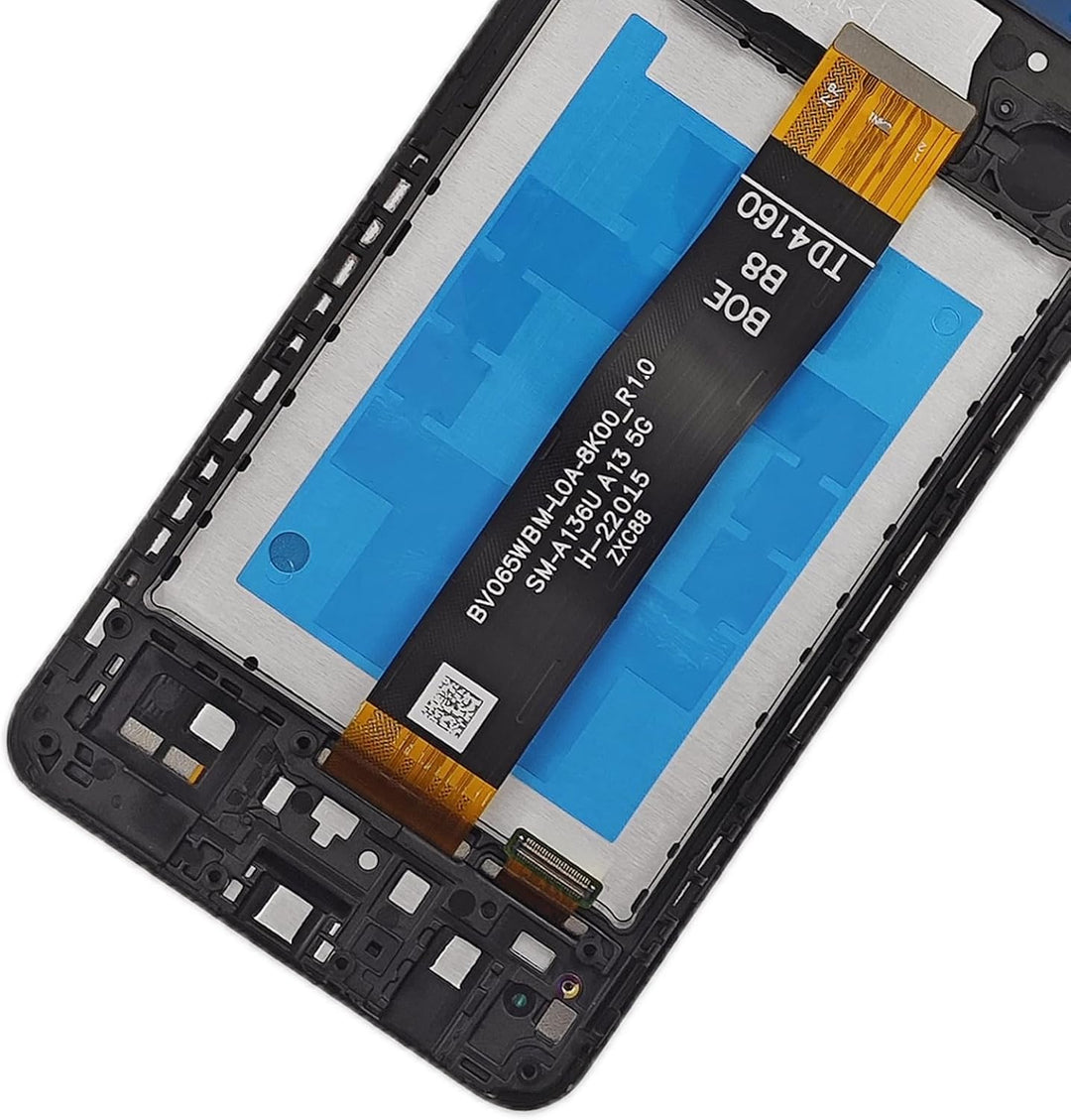 Ersatzbildschirm für Samsung Galaxy A13 5G mit Rahmen für Samsung A13 a136u S136dl a136a a136w Telef