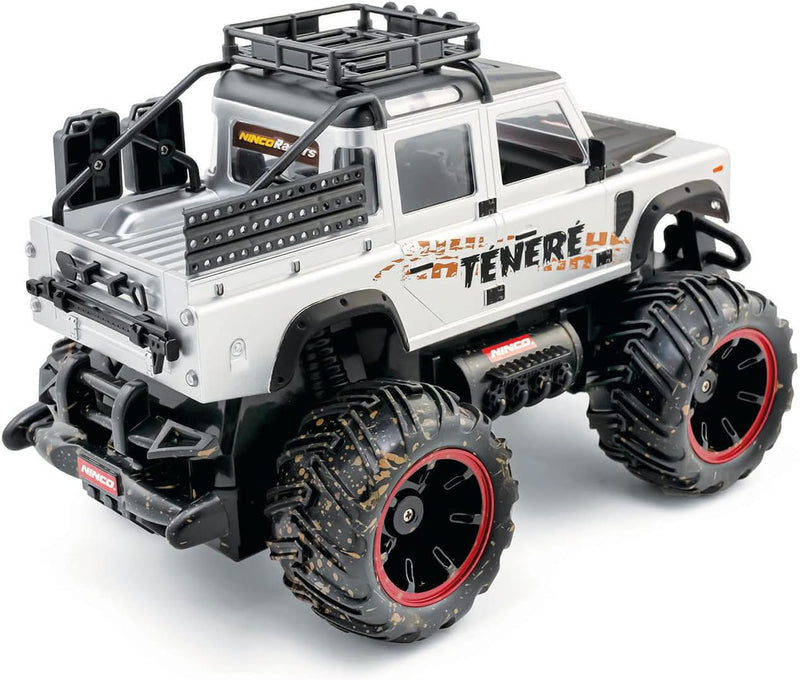 NincoRacers - Overlander Ténéré Lithium-Ionen-Akku, Massstab 1/14, mit Lichtern, 2,4 GHz, grau, ab 6