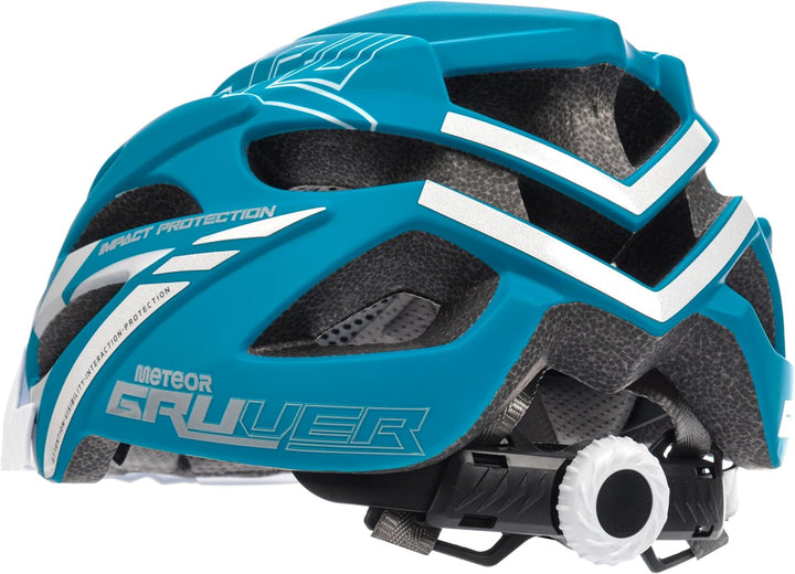 meteor® Fahrradhelm GRUVER Herren Damen Kinder-Helm MTB rollerhelm mädchen kinderfahrradhelm für Dow
