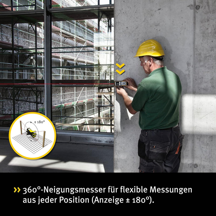 STABILA Laser-Entfernungsmesser LD 520, digitale Zielerfassung, Bluetooth Smart 4.0, max. Messbereic