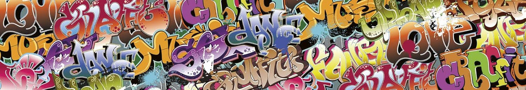 DIMEX Küchenrückwand Folie selbstklebend Graffiti | Klebefolie - Dekofolie - Spritzschutz für Küche