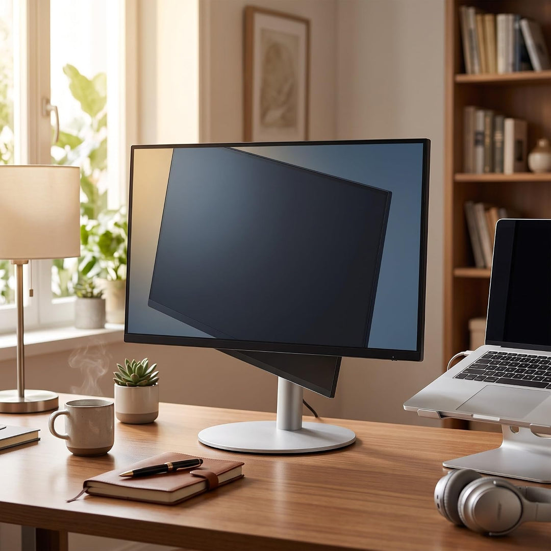 Monitor Drehteller Aluminiumlegierung Drehung Computer Monitor Basis rutschfest Tablet Stand Monitor