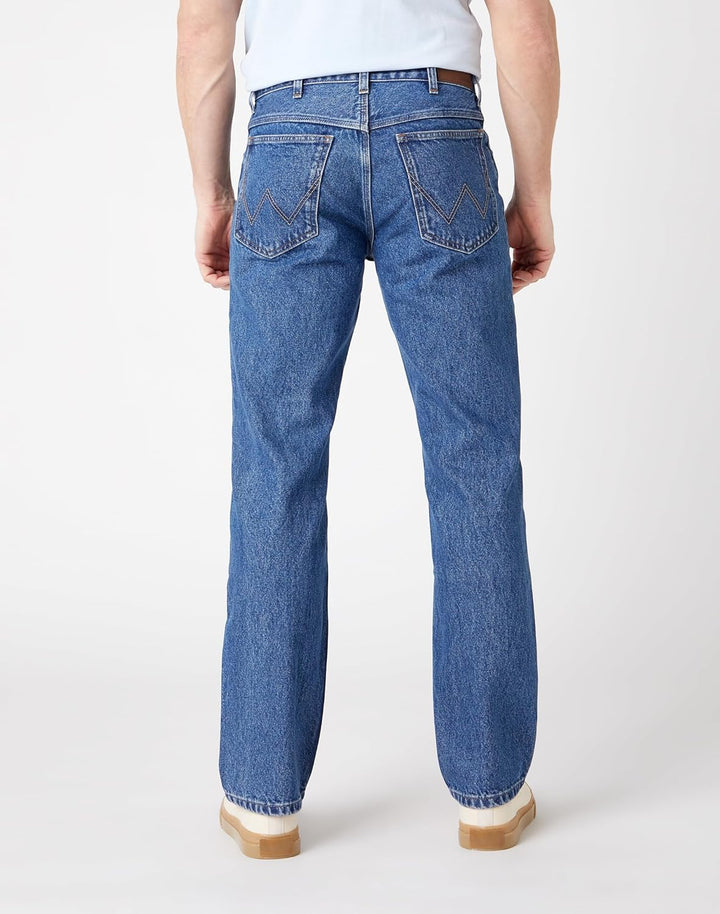 Wrangler Herren Authentic Straight Jeans, Medium Stw, 32W / 34L