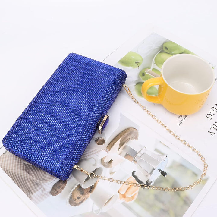 Frauen Kristall Abendtaschen Formelle Party Clutch Box Geldbörse Hochzeit Strass Handtaschen Braut G