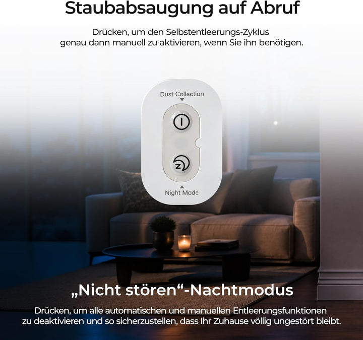 VIOMI Akku-Staubsauger mit 45-Tage-Absaugstation, 65 Min. Laufzeit