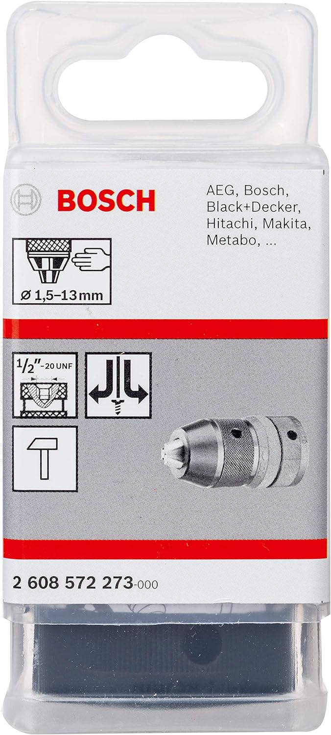 Bosch Schnellspannbohrfutter Supra SK E für GBM 13-2R (1 Hülse, Spannbereich 1,5 - 13 mm, Aufnahme 1