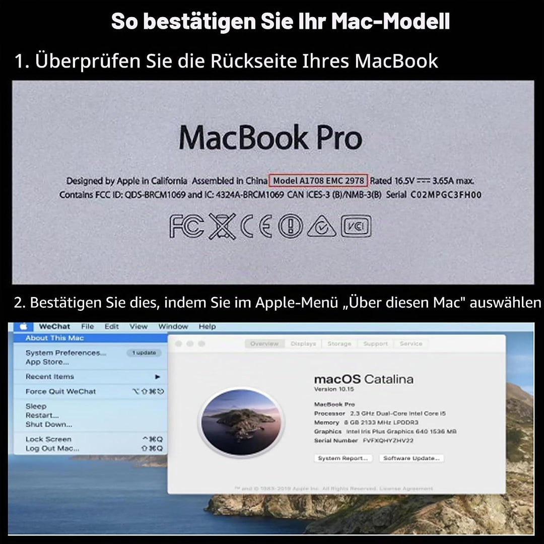 SHARKSPEED SSD 256GB NVMe für MacBook Pro A1708 M.2 PCIe Gen3.0x4 3D NAND Festplatte Intern Upgrade