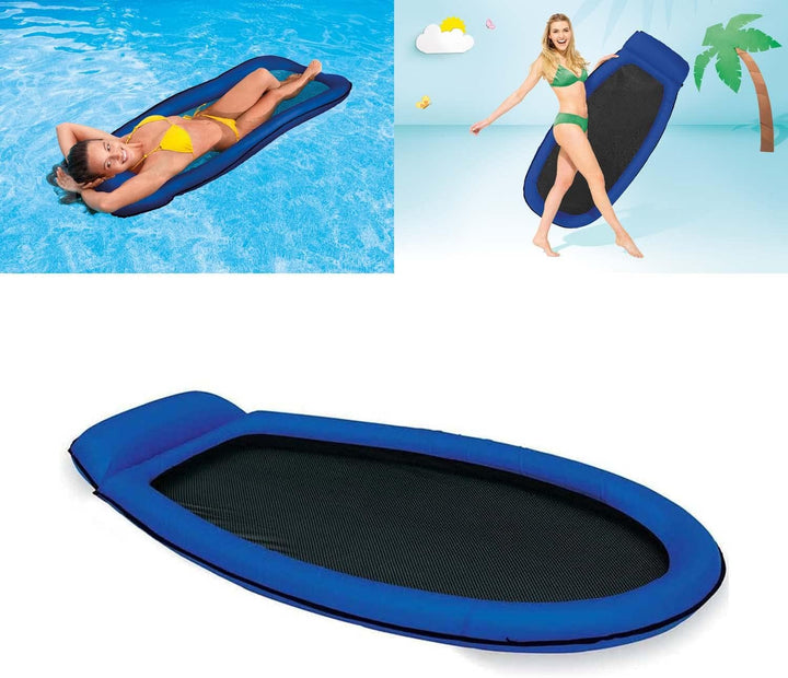 Auswahl: Intex Mesh Mat - Aufblasbare Luftmatratze Wasserhängematte Lounge Wasserliege mit Netz