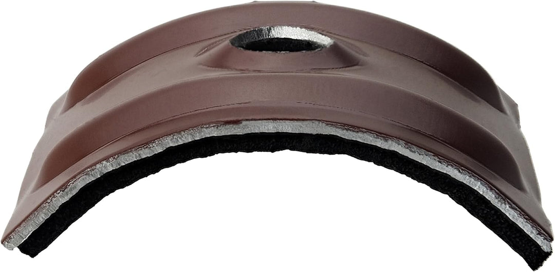 100 Kalotten Rotbraun RAL 8012 Aluminium 24° für Sinus Profil 76/18 Wellplatten Lichtplatten