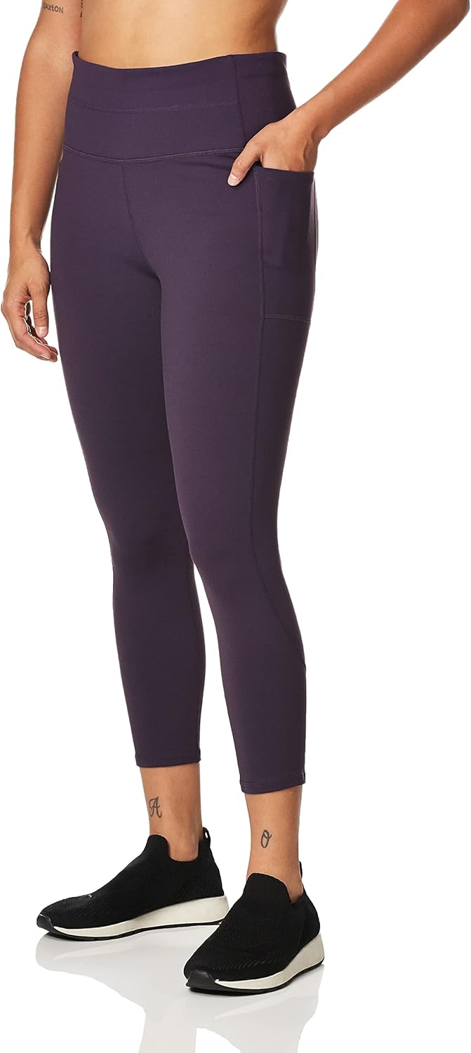 Skechers Damen Gowalk High Waisted 7/8 Leggings, Lila, 17 EU