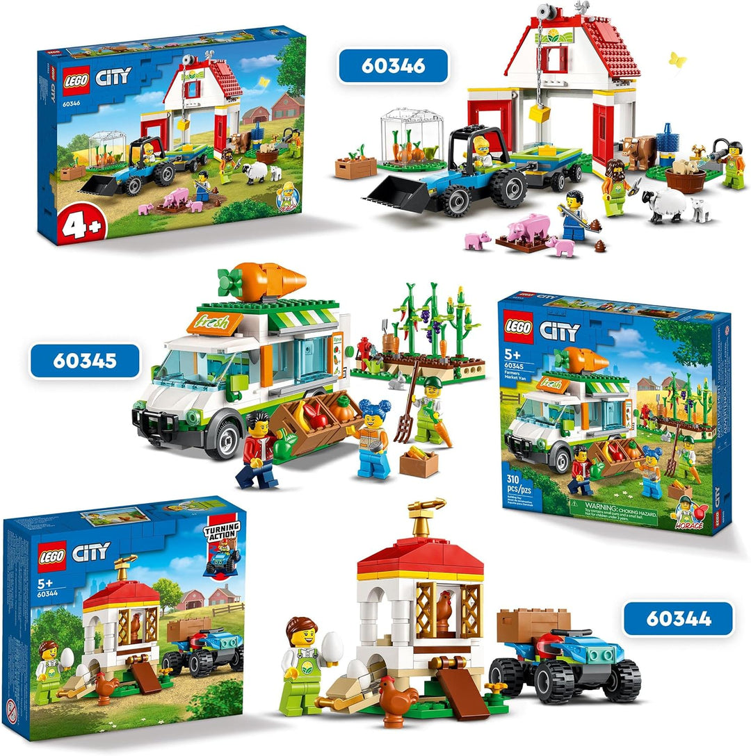 LEGO 60344 City Farm Hühnerstall Einzelbett, Einzelbett