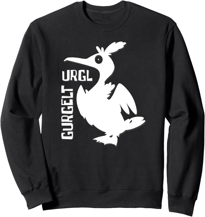 Urgl gurgelt | lustiger Vogel | gaming | for gamers | Möwe Sweatshirt