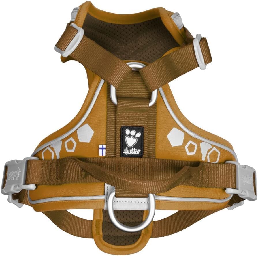 Hurtta Weekend Warrior Hundegeschirr, Brustgeschirr für kleine Hunde, Desert-Braun, 40-45 cm, Desert