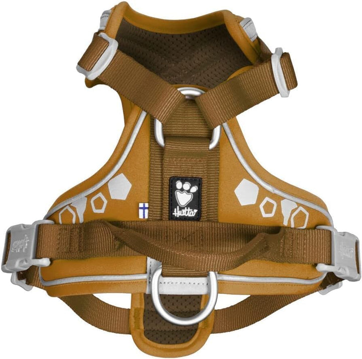 Hurtta Weekend Warrior Hundegeschirr, Brustgeschirr für kleine Hunde, Desert-Braun, 40-45 cm, Desert