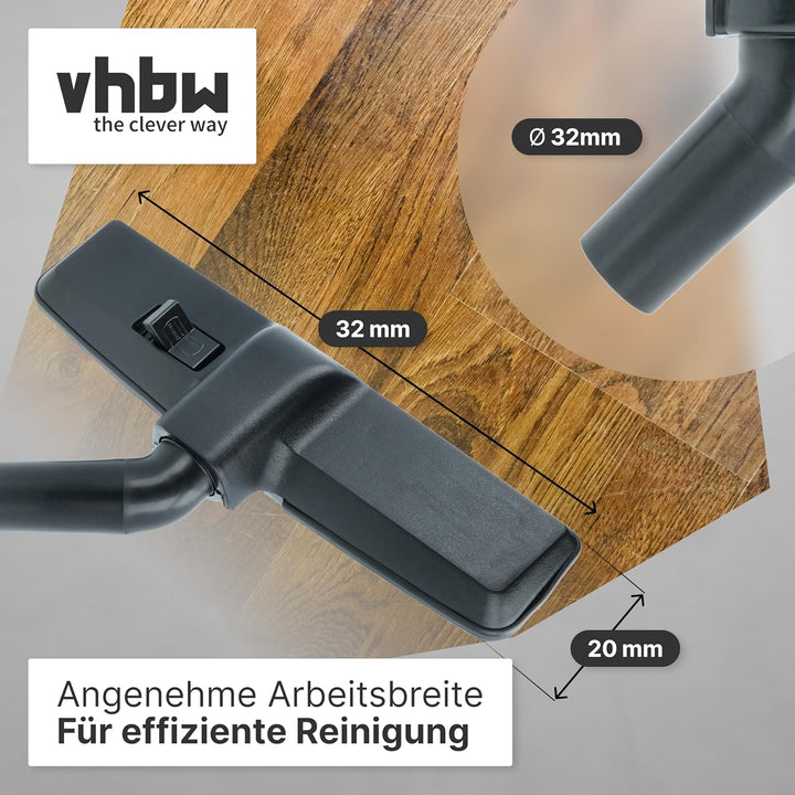 vhbw Bodendüse für Teppiche kompatibel mit Hitachi CV-300 P, CV-3300, CV-3200, CV-400P eco, CV-400 e