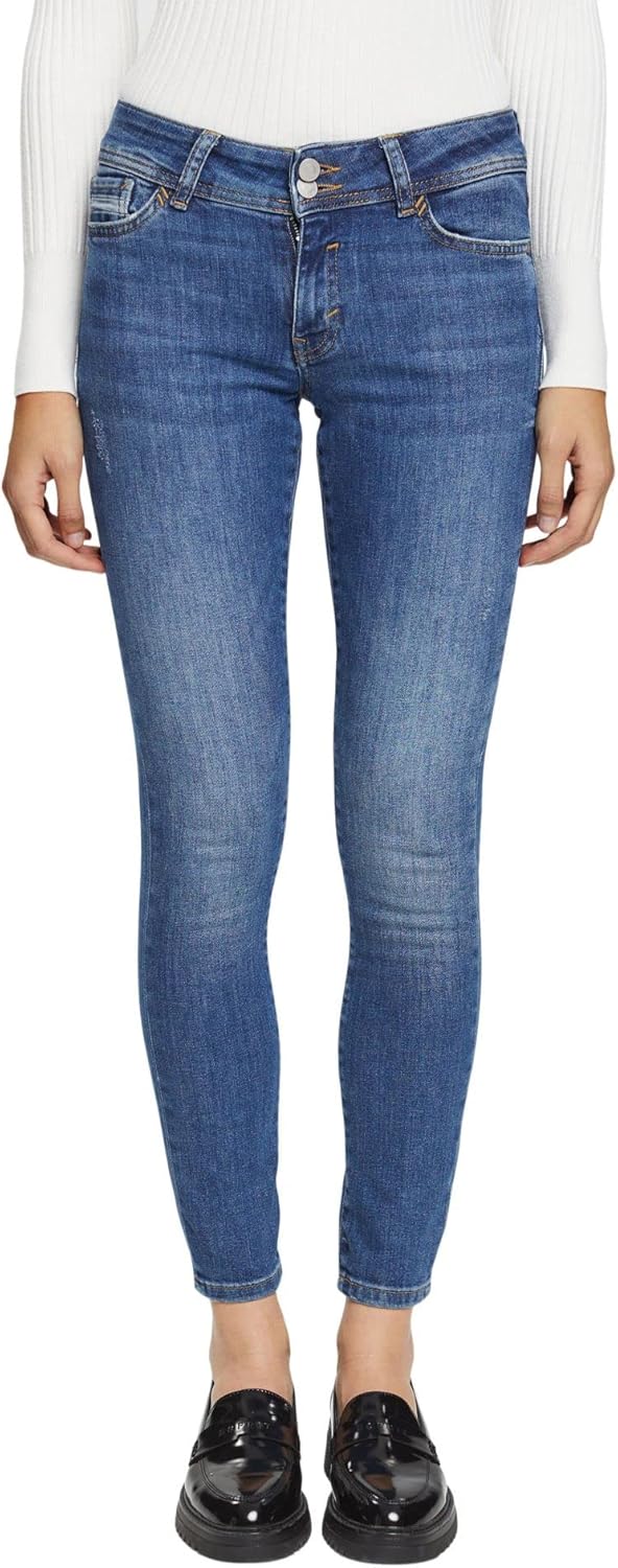 ESPRIT Skinny Jeans 26W / 32L Blue Dark Washed, 26W / 32L Blue Dark Washed