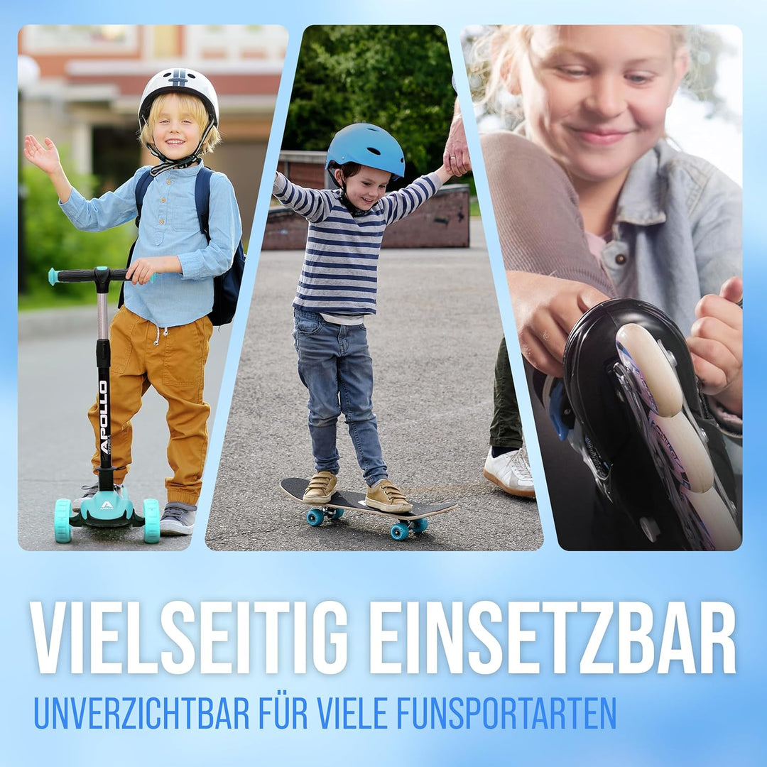 Apollo Schoner Set für Kinder, Knie und Ellenbogenschützer Kinder und für Handgelenk, Protektoren Ki
