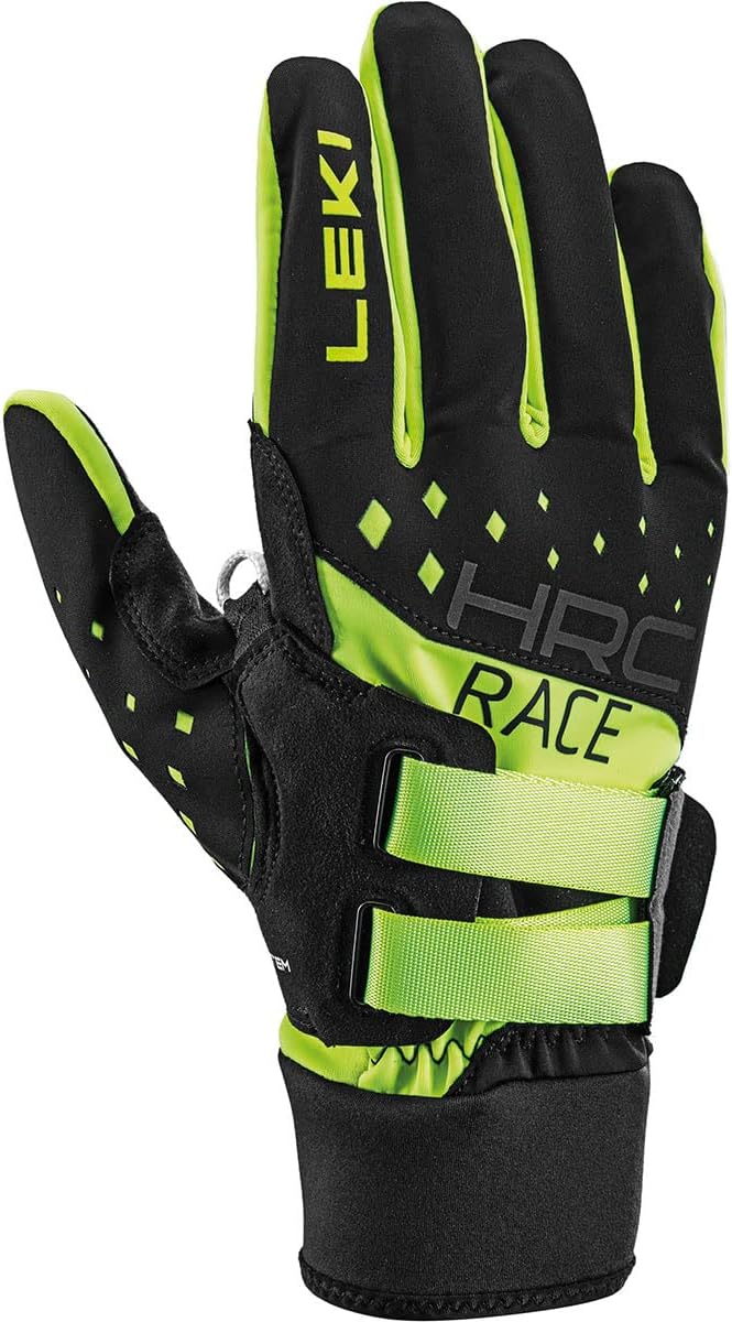 LEKI HRC Race Shark Handschuhe EU 7,5 black-neon yellow, EU 7,5 black-neon yellow