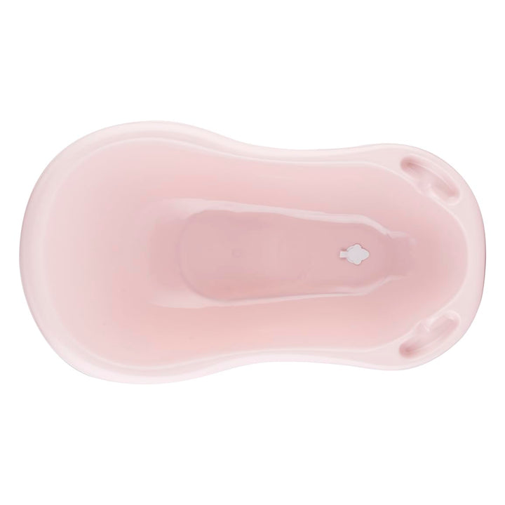 keeeper Ergonomische Babywanne mit Stöpsel, Ab 0 bis ca. 12 Monate, 84 x 49 x 29 cm, Maria Pure, Pin
