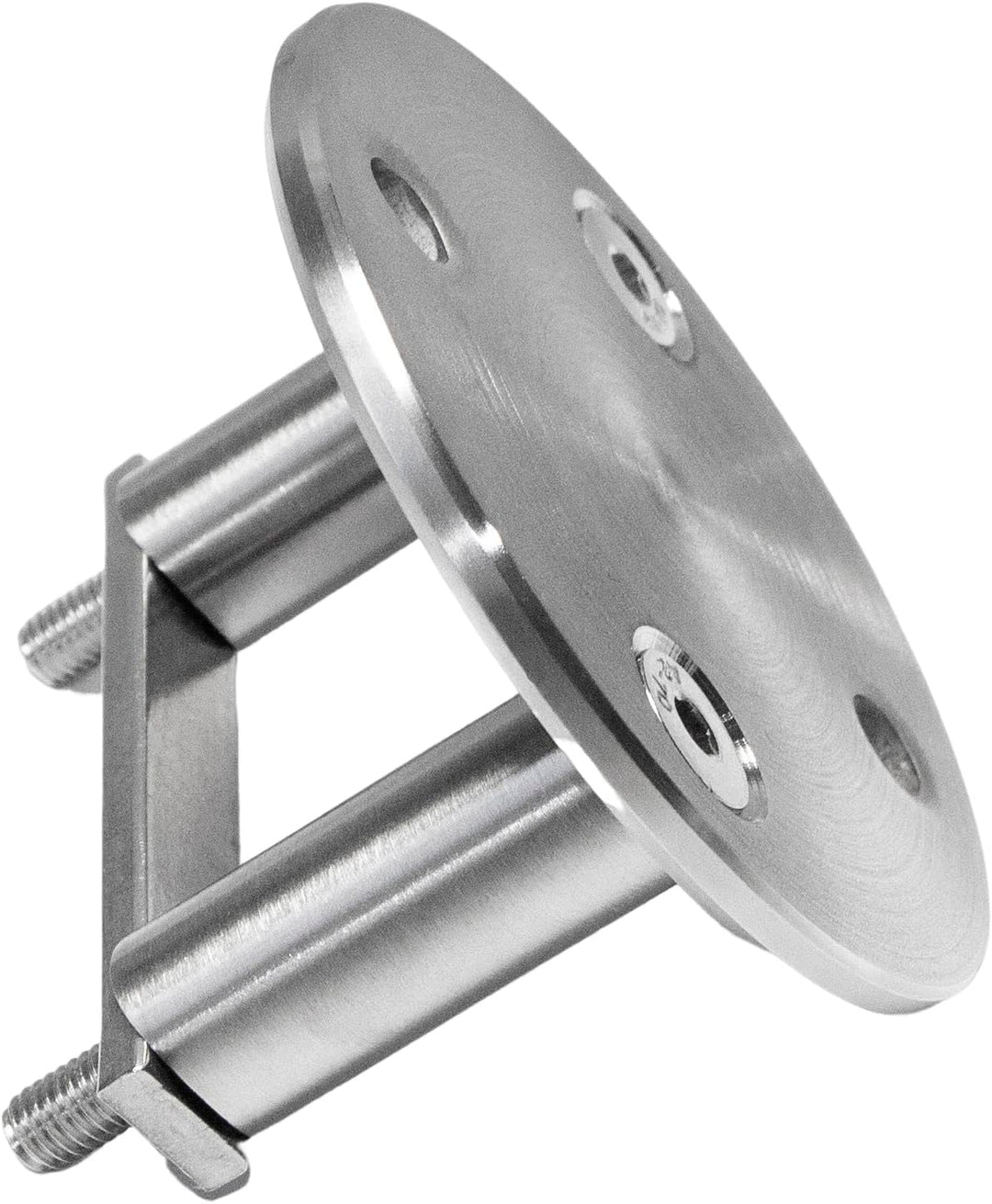 PRIOstahl Pfostenträger Pfostenhalter Wandanker Wandflansch Handlauf Bodenanker x 1 Halter Rund Ansc