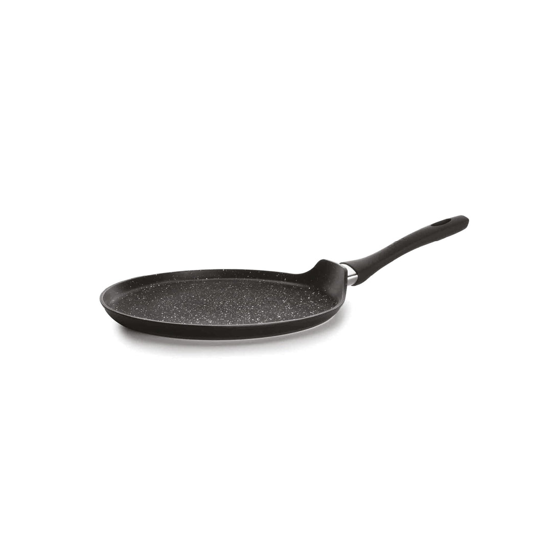 IBILI - Crêpe-Pfanne Natura, 25 cm, Aluminium, Anti-Haft-Beschichtung im Stein-Stil, geeignet für In