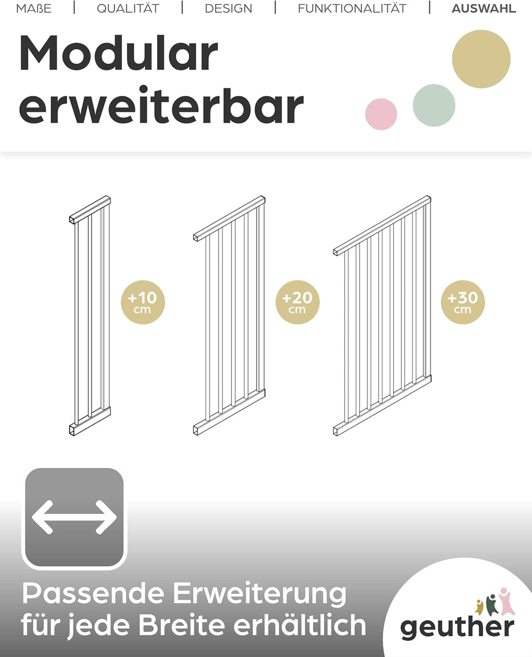 Türschutzgitter Easylock 20 cm Verlängerung Schwarz Schwarz 20 cm Verlängerung, Schwarz 20 cm Verlän