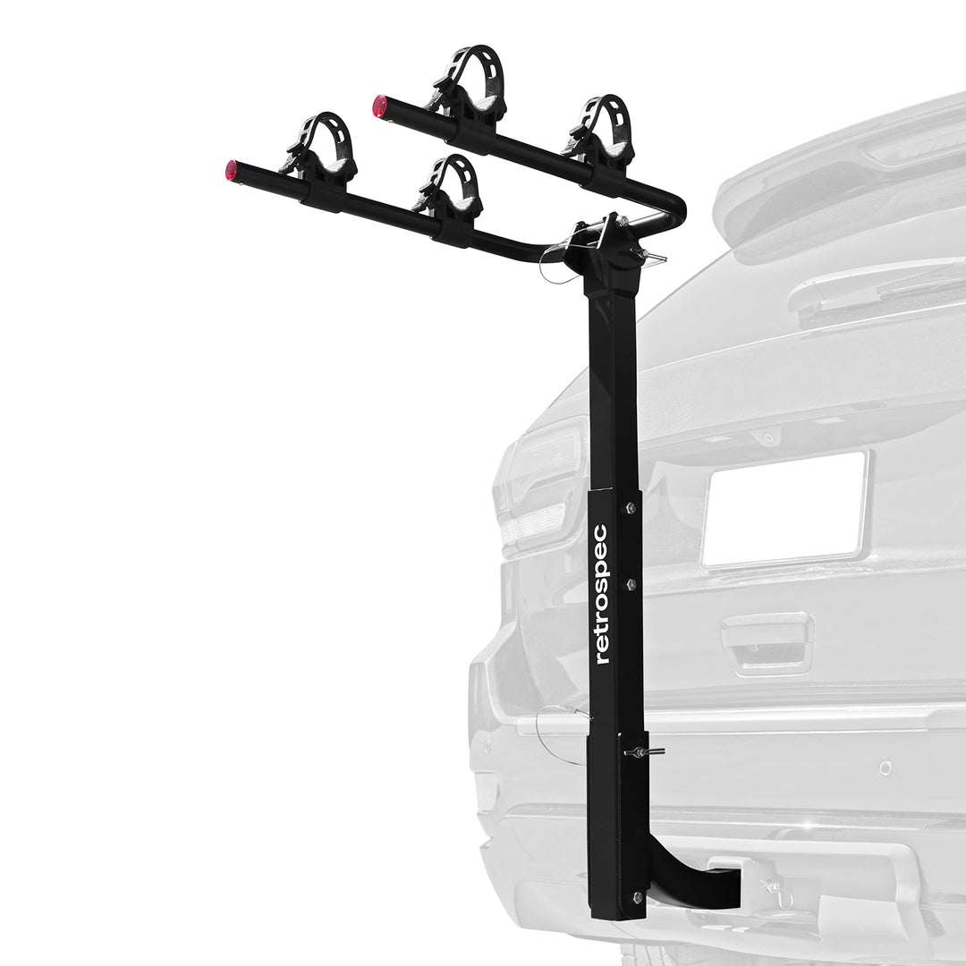 Retrospec Lenox 2-5, Fahrradträger für PKWs, LKWs und SUVs mit 2-Zoll-Anhängerkupplung (5,1 cm), kla