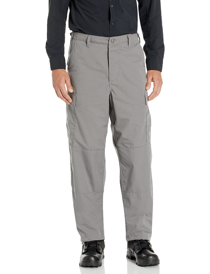 Tru-Spec Herren-Hose aus Polyester und Baumwolle, Ripstop-Hose S Grau, S Grau