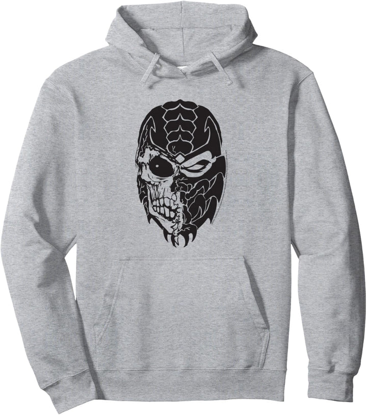 Mortal Kombat 9 Scorpion Skull Icon Pullover Hoodie