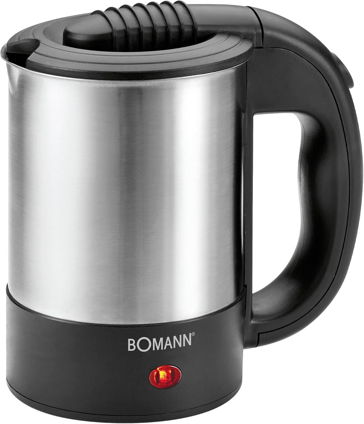 Bomann® Wasserkocher mit 0,5L Füllmenge | Wasserkocher klein ideal für unterwegs | Reisewasserkocher