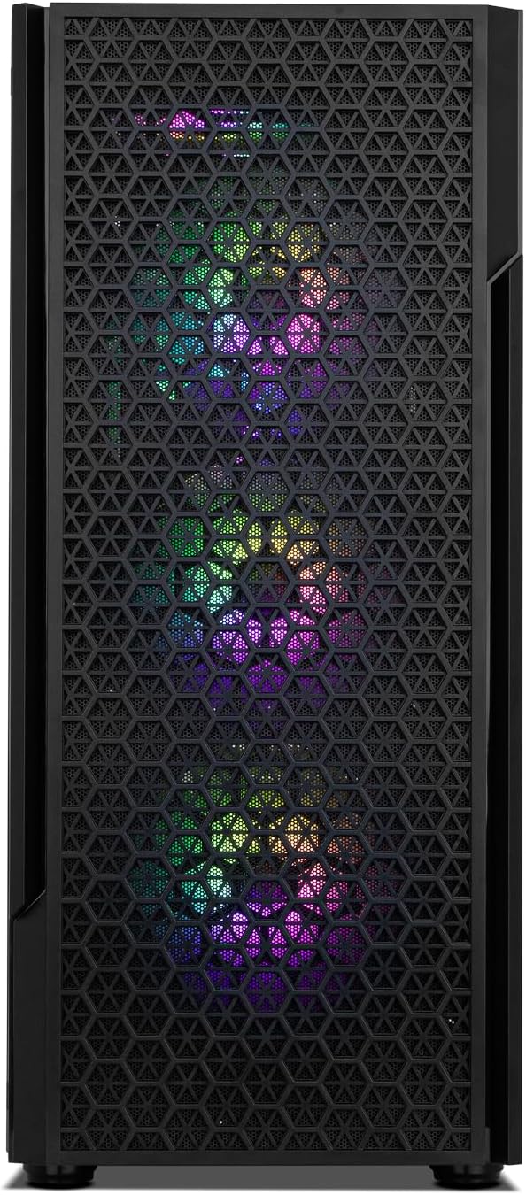NOX XTREME PRODUCTS Infinity BETA - Semitower M-ATX | ITX, Seitenfenster aus gehärtetem Glas, Frontg