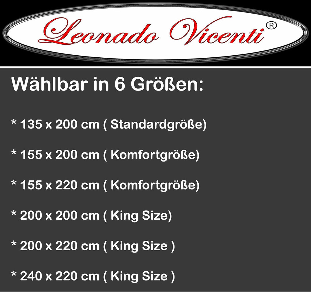 Leonado Vicenti 155x220 + 80x80 Bettwäsche 100% Baumwolle Renforce Wendebettwäsche Marmor Grau Schla