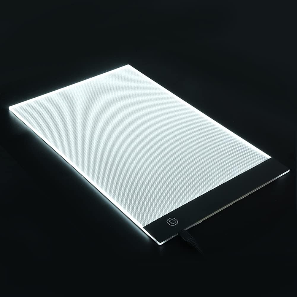 Led Licht Pad,Tragbare Light Pad Mit USB Leuchttisch A4 Led Dimmbar 3-stufige euchtkasten-Zeichenbre