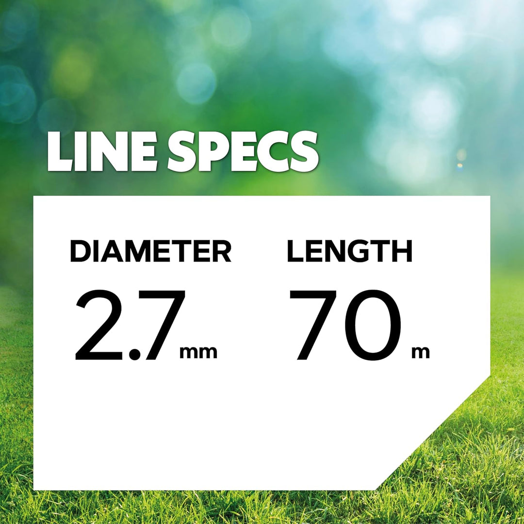 Oregon Sternförmiger Nylon-Mähfaden 2,7 mm, Für hohes Gras, Unkraut, Rasen und dichte Vegetation, St