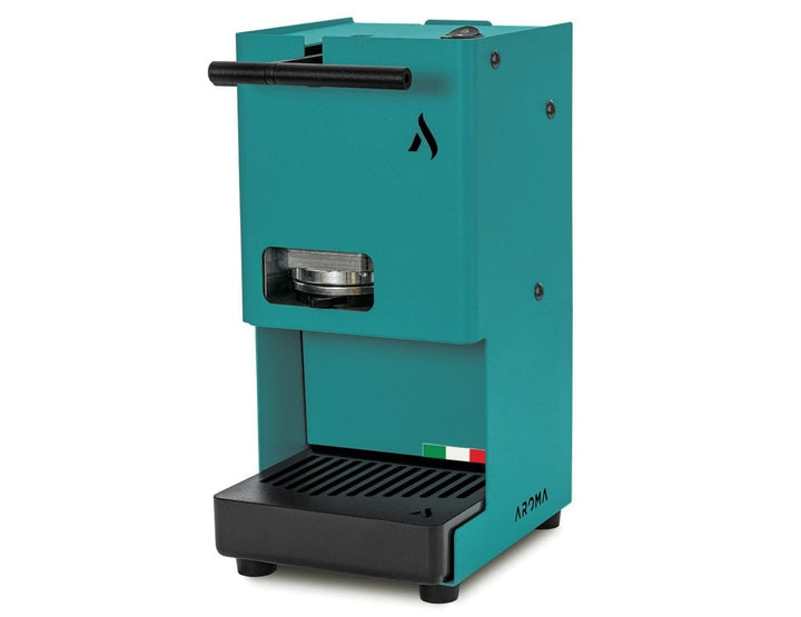 Aroma E.GO Kaffeepadmaschine für ESE-Pads 44 mm (Türkis), Türkis