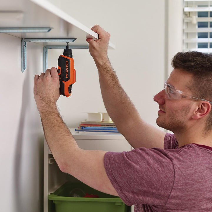 Black+Decker Black & Decker CS36BST-QW 3.6V 1.5 Ah Şarjlı Tornavida, Schwarz, Orange Schraubendreher