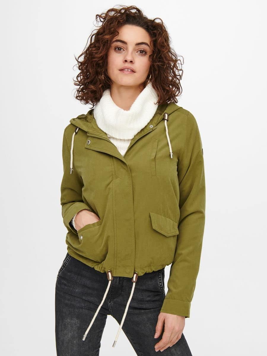 ONLY Damen Onlskylar Parka Jacket Cc OTW Jacke XS Olive Drab, XS Olive Drab