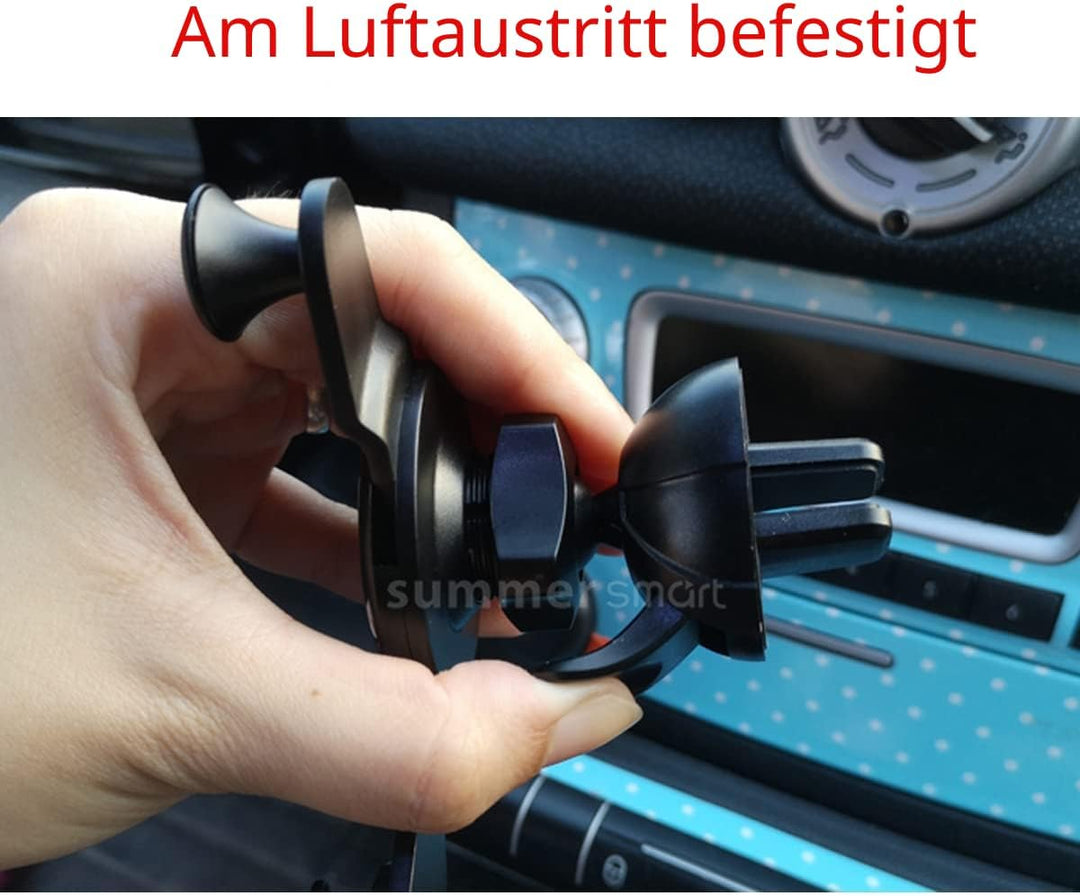 SHIFENG Für MB Smart 451 Fortwo Forfour 2009-2014 Auto-Luftauslass-Handyhalterung Zubehör 451 Lüftun